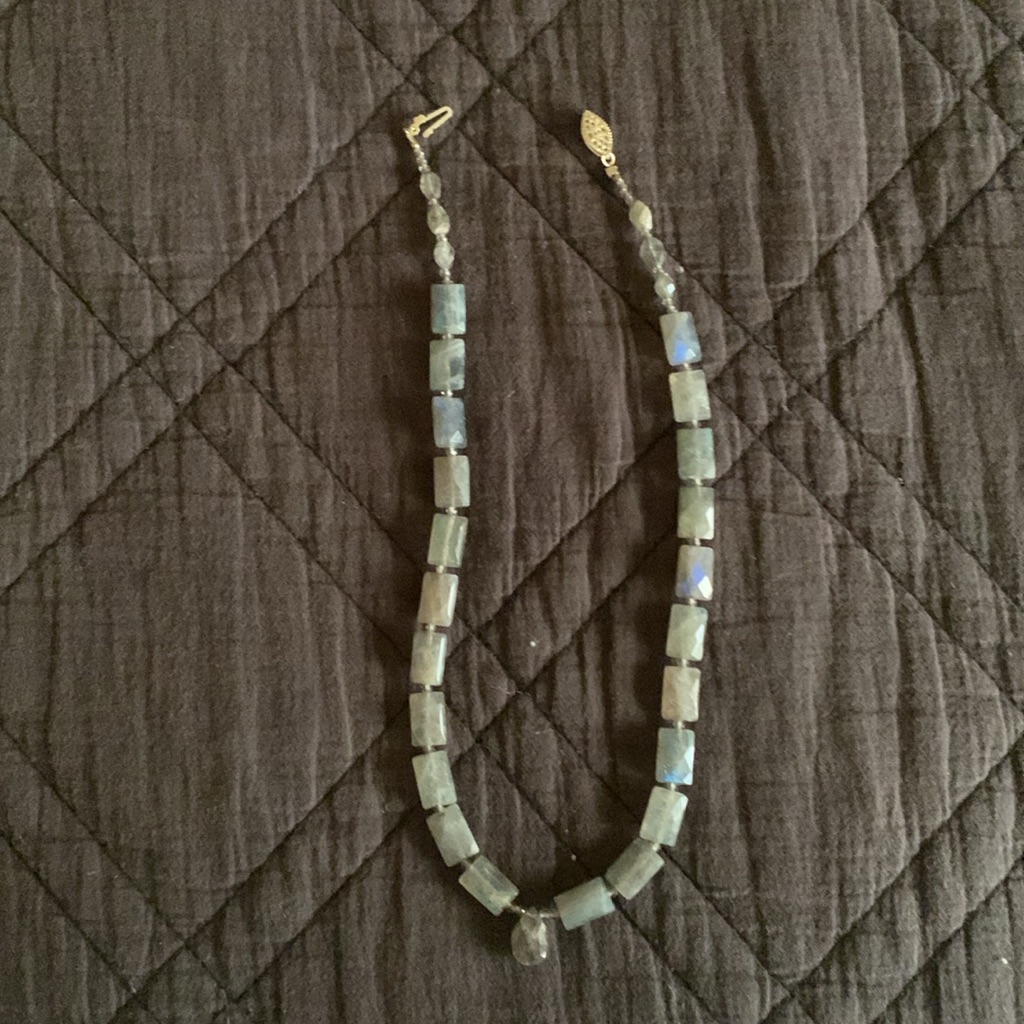 16 Labradorite Necklace 16 With Sterling Silver Clasp Amazing 16 Labradorite Necklace 16 With Sterling Silver Clasp Amazing